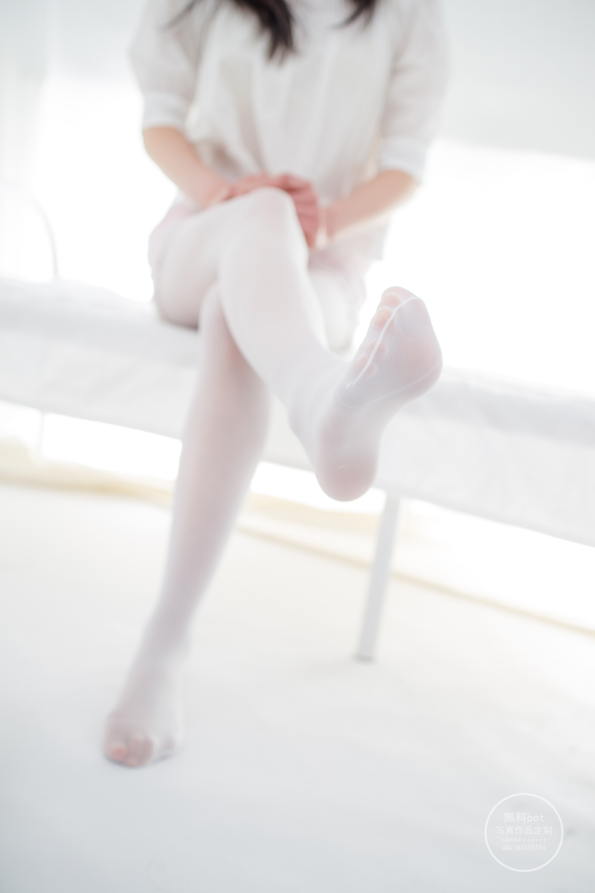 森萝财团 - NO.023 写真 有料 吸吸 小清新少女的私房白丝 [53P1V]-XikXak